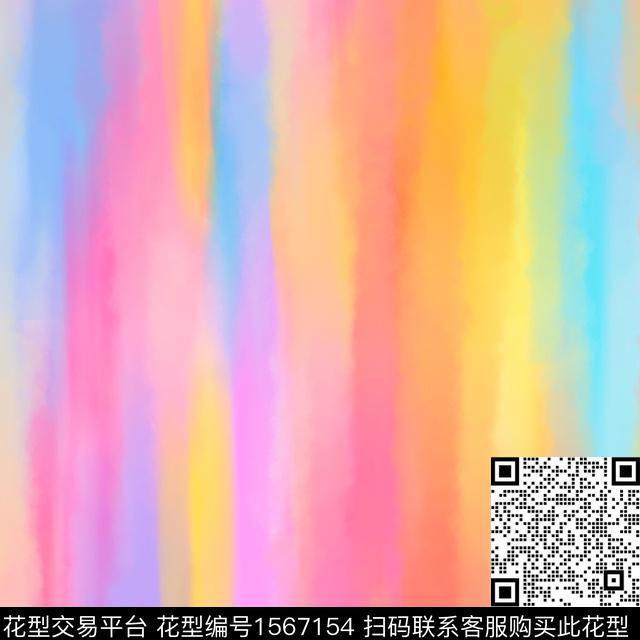 渐变抽象水彩数码印花华亿平台下载（图片编号: 1567154） - 瓦栏（Walan）