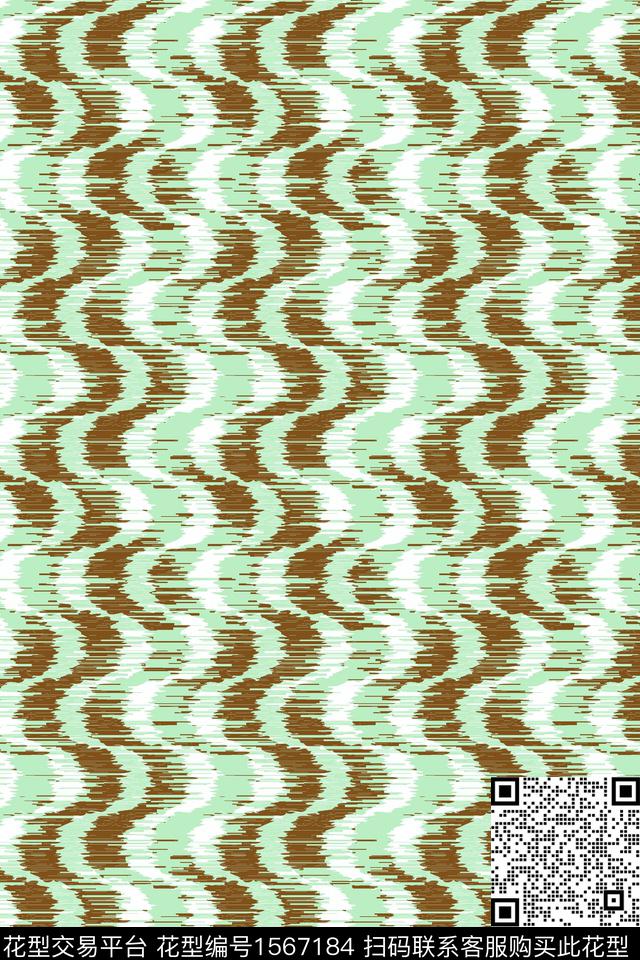 条纹肌理数码印花华亿平台下载（图片编号: 1567184） - 瓦栏（Walan）