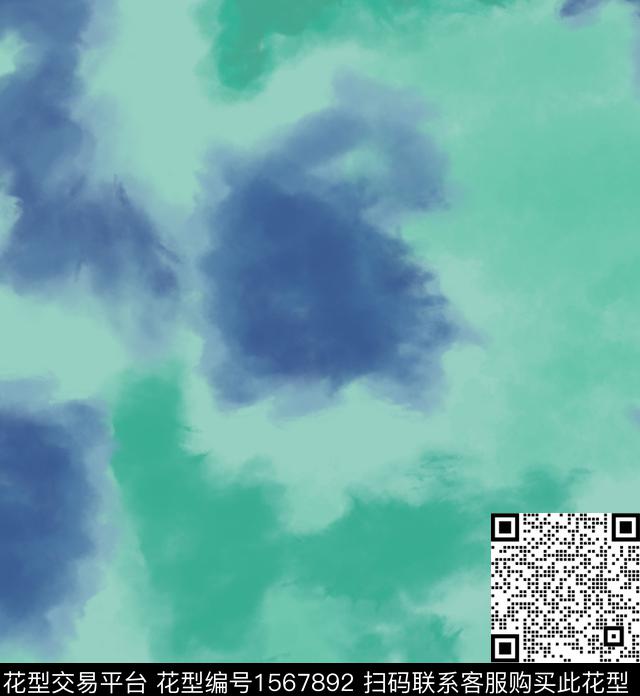 数码华亿平台大牌风扎染华亿平台数码印花华亿平台下载（图片编号: 1567892） - 瓦栏（Walan）