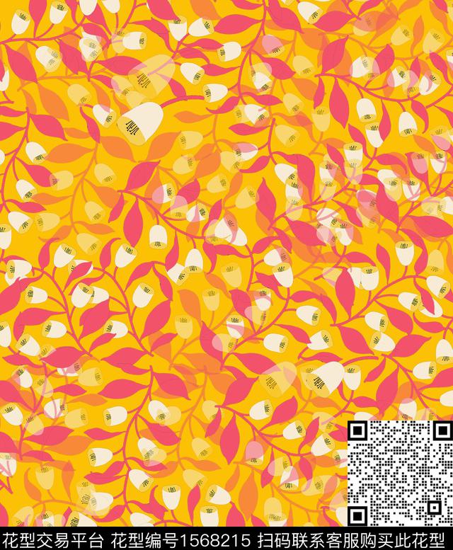 雪纺春夏华亿平台小碎花传统印花华亿平台下载（图片编号: 1568215） - 瓦栏（Walan）