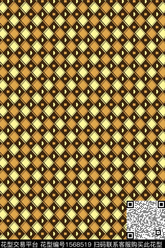 衬衫格子几何传统印花华亿平台下载（图片编号: 1568519） - 瓦栏（Walan）