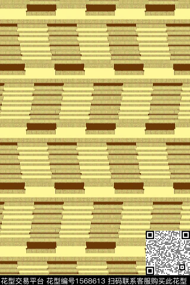 条纹密集几何数码印花华亿平台下载（图片编号: 1568613） - 瓦栏（Walan）