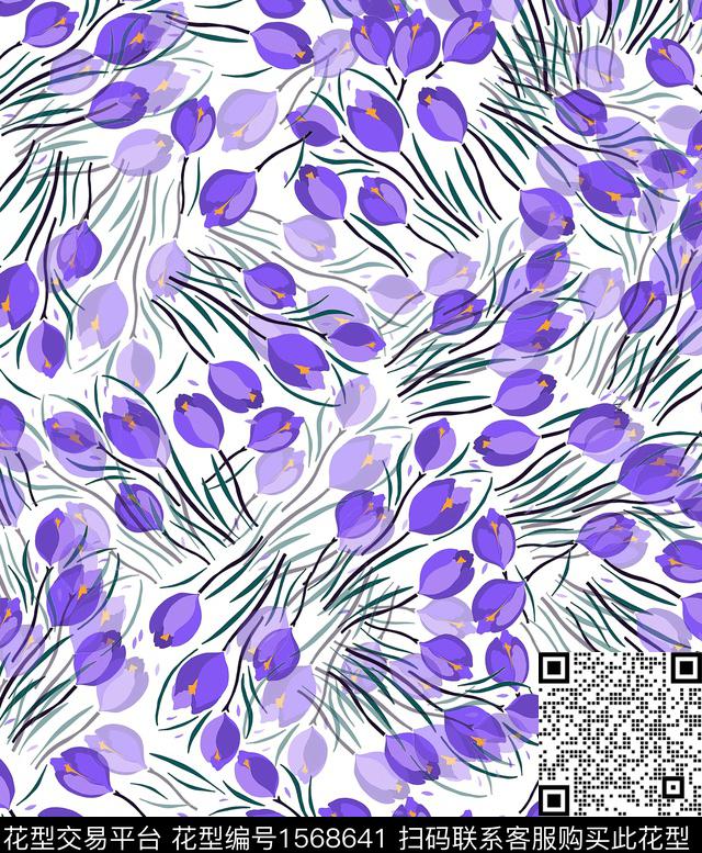 雪纺小碎花连衣裙传统印花华亿平台下载（图片编号: 1568641） - 瓦栏（Walan）