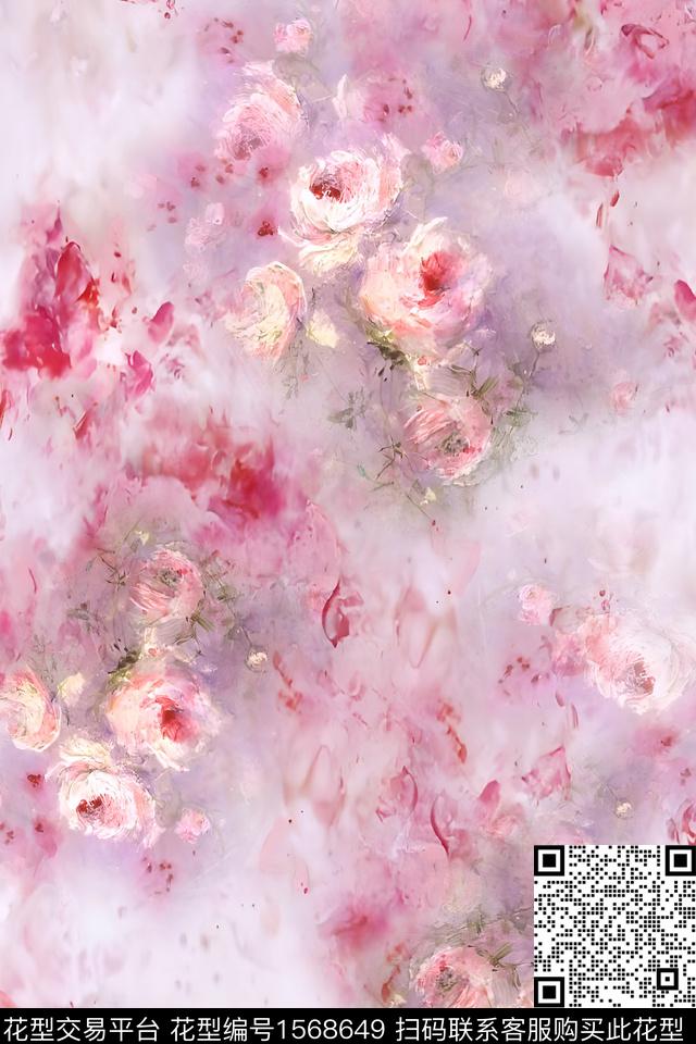 花卉数码印花华亿平台下载（图片编号: 1568649） - 瓦栏（Walan）