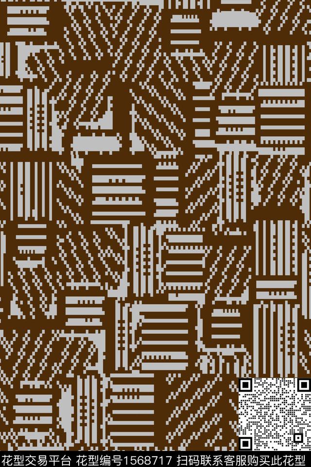 条纹几何传统印花华亿平台下载（图片编号: 1568717） - 瓦栏（Walan）