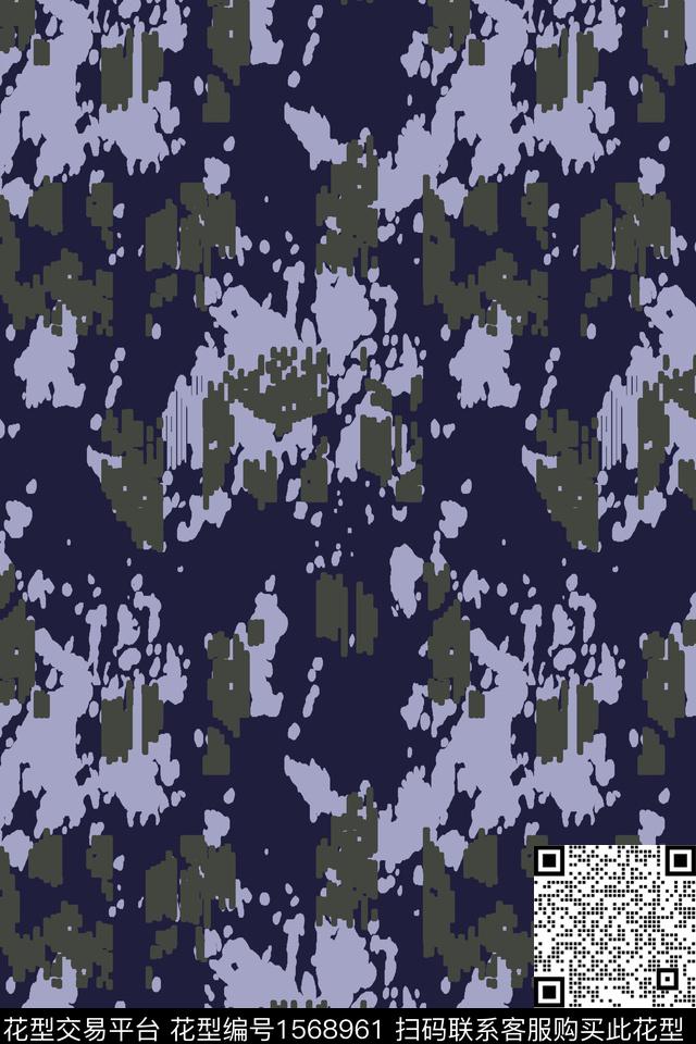 迷彩抽象传统印花华亿平台下载（图片编号: 1568961） - 瓦栏（Walan）