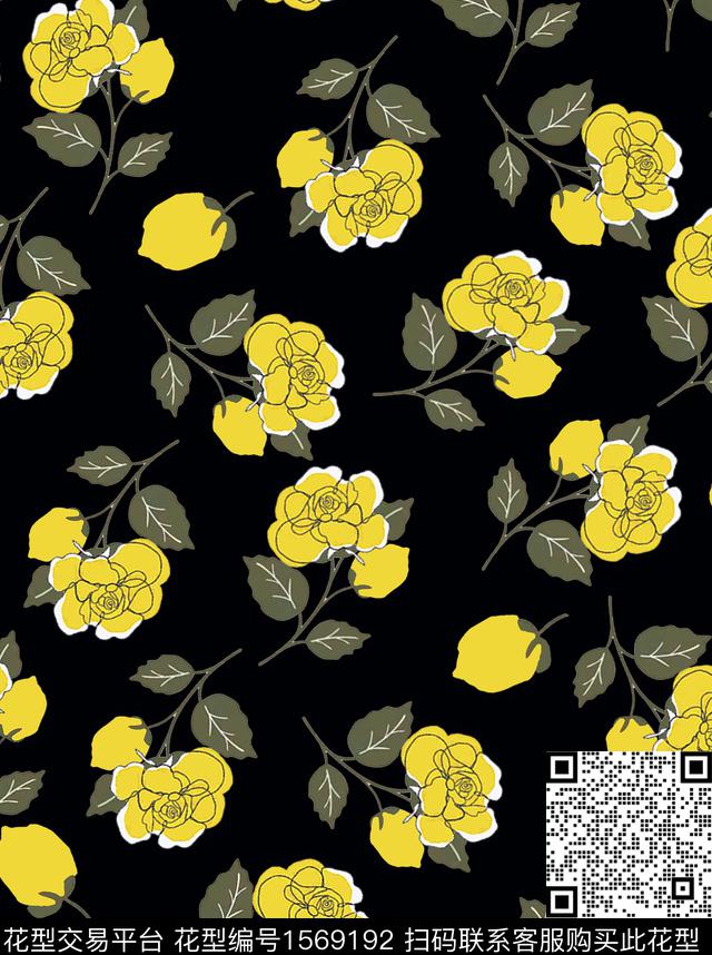 雪纺小碎花连衣裙传统印花华亿平台下载（图片编号: 1569192） - 瓦栏（Walan）