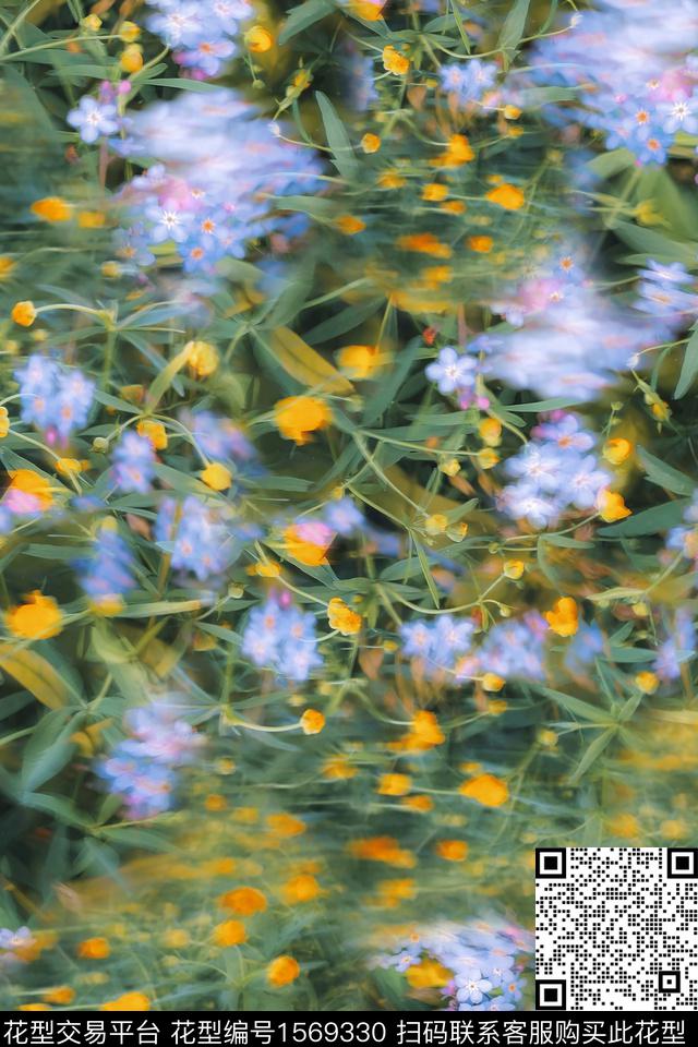 花卉数码华亿平台数码印花华亿平台下载（图片编号: 1569330） - 瓦栏（Walan）