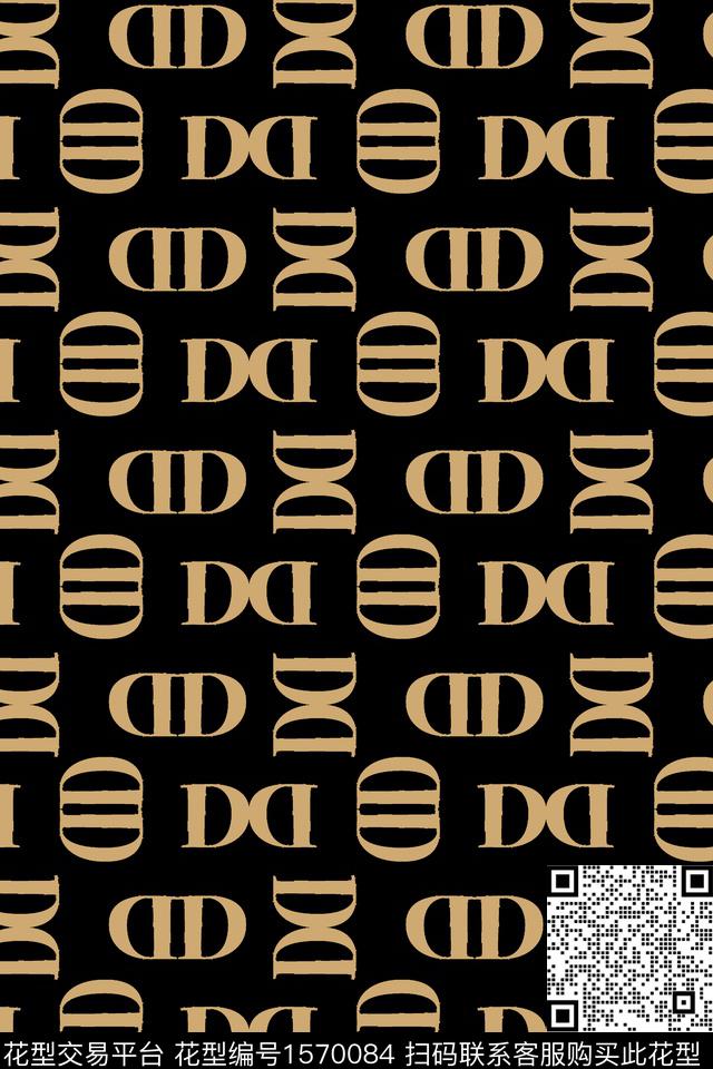 趣味字母传统印花华亿平台下载（图片编号: 1570084） - 瓦栏（Walan）