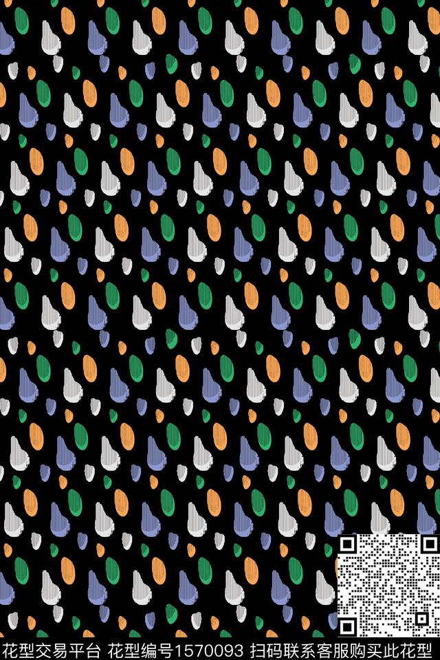 波点雨点数码印花华亿平台下载（图片编号: 1570093） - 瓦栏（Walan）