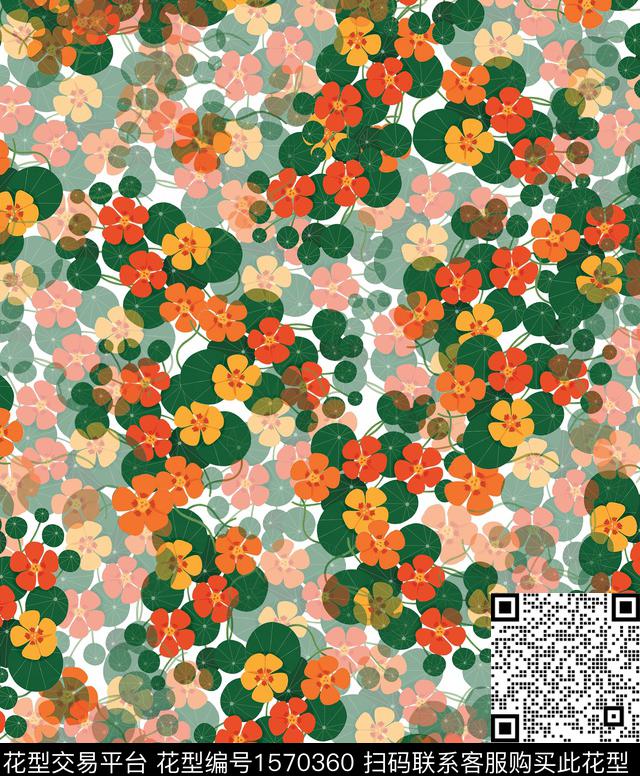 雪纺小碎花连衣裙传统印花华亿平台下载（图片编号: 1570360） - 瓦栏（Walan）