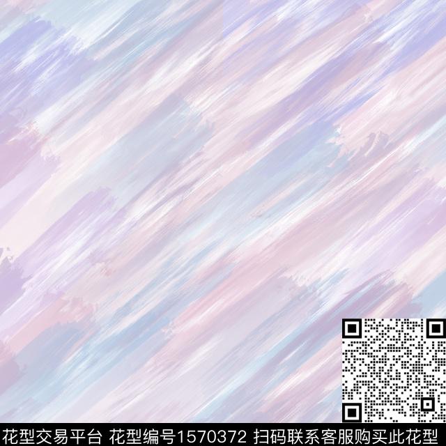 抽象笔触数码印花华亿平台下载（图片编号: 1570372） - 瓦栏（Walan）