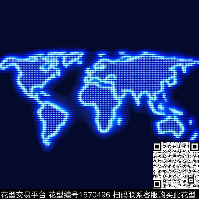 定位地图像素风数码印花华亿平台下载（图片编号: 1570496） - 瓦栏（Walan）