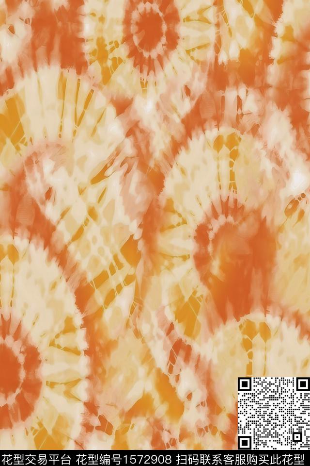 民族风跳接满版散花数码印花华亿平台下载（图片编号: 1572908） - 瓦栏（Walan）