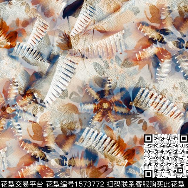 肌理花纹数码印花华亿平台下载（图片编号: 1573772） - 瓦栏（Walan）