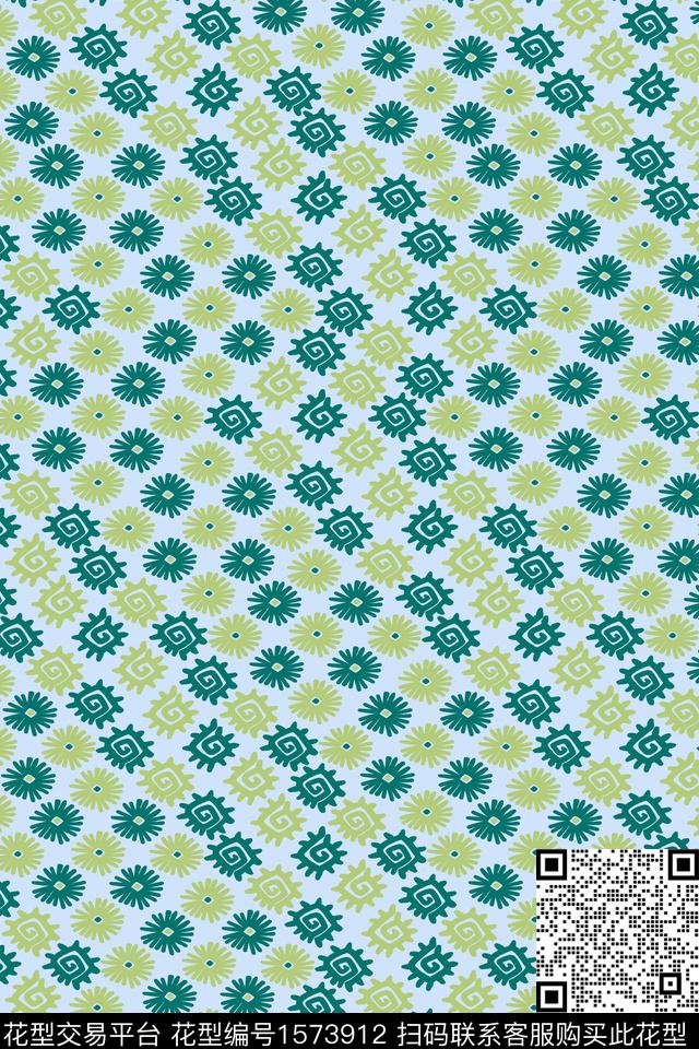 小碎花符号休闲传统印花华亿平台下载（图片编号: 1573912） - 瓦栏（Walan）