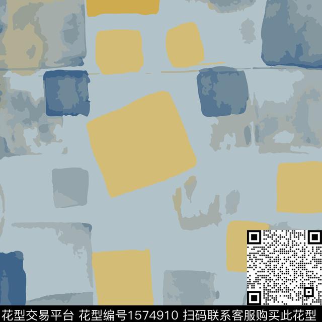 渐变几何数码印花华亿平台下载（图片编号: 1574910） - 瓦栏（Walan）