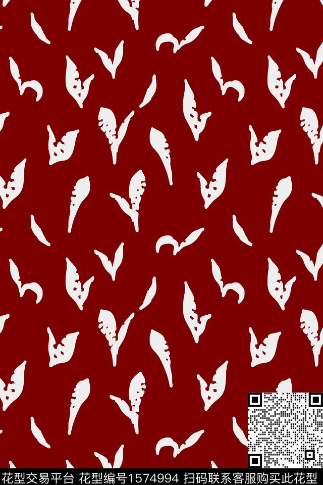 叶子绿植树叶传统印花华亿平台下载（图片编号: 1574994） - 瓦栏（Walan）