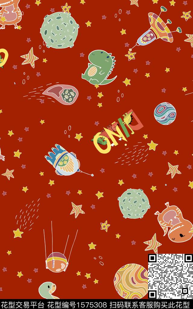 卡通动物卡通数码印花华亿平台下载（图片编号: 1575308） - 瓦栏（Walan）