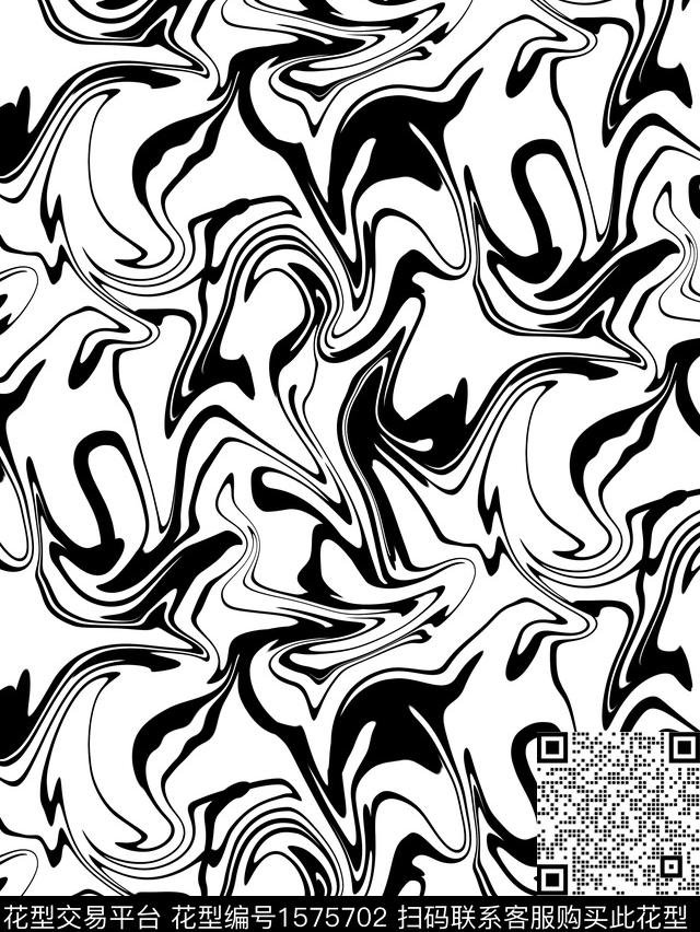 抽象涟漪数码印花华亿平台下载（图片编号: 1575702） - 瓦栏（Walan）