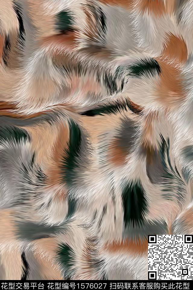 肌理艺术抽象数码印花华亿平台下载（图片编号: 1576027） - 瓦栏（Walan）