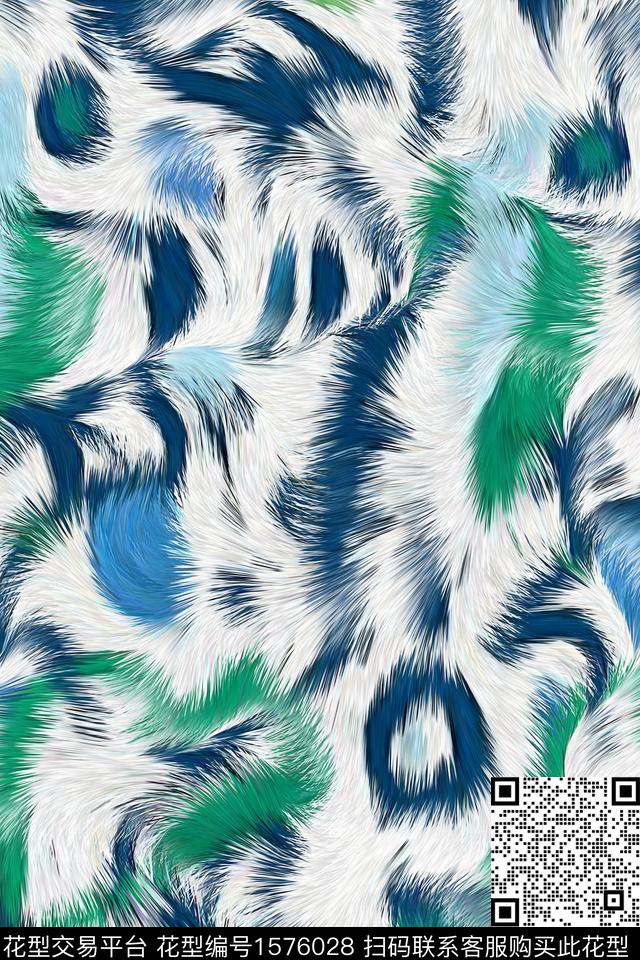 肌理艺术抽象数码印花华亿平台下载（图片编号: 1576028） - 瓦栏（Walan）