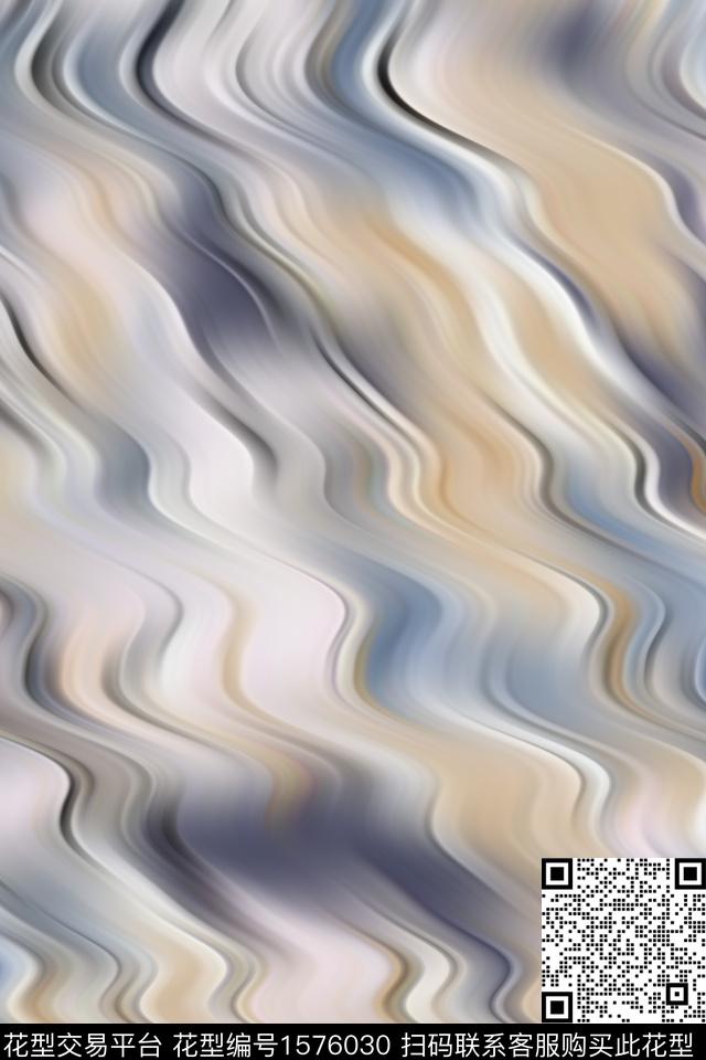 肌理艺术抽象数码印花华亿平台下载（图片编号: 1576030） - 瓦栏（Walan）