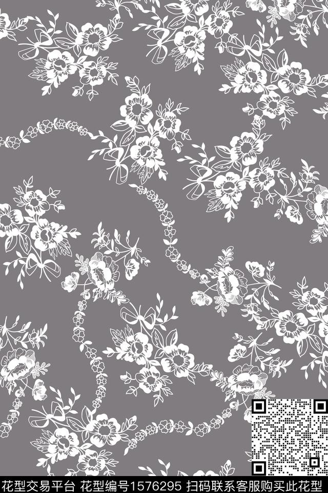 花卉平面花卉传统印花华亿平台下载（图片编号: 1576295） - 瓦栏（Walan）