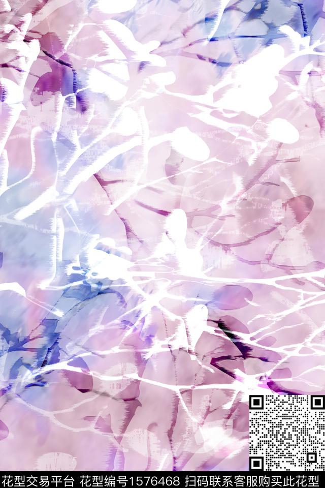 抽象风纹数码印花华亿平台下载（图片编号: 1576468） - 瓦栏（Walan）