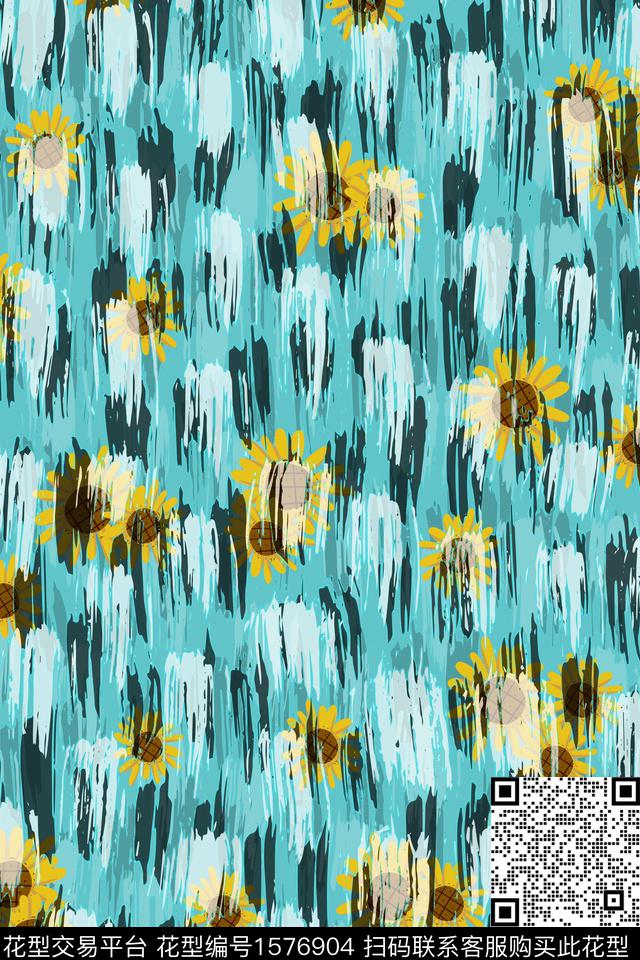 小碎花休闲肌理数码印花华亿平台下载（图片编号: 1576904） - 瓦栏（Walan）