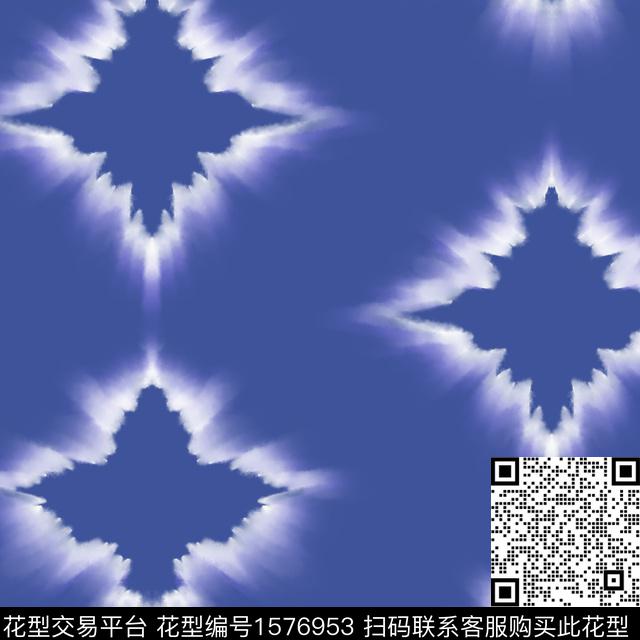 扎染华亿平台数码印花华亿平台下载（图片编号: 1576953） - 瓦栏（Walan）