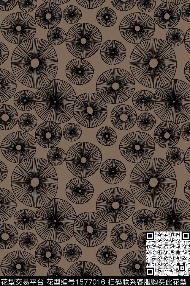 几何线条数码印花华亿平台下载（图片编号: 1577016） - 瓦栏（Walan）