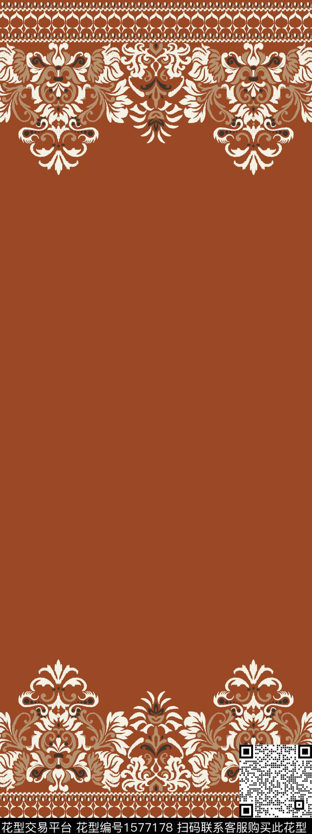 简欧绣花华亿平台古典花纹数码印花华亿平台下载（图片编号: 1577178） - 瓦栏（Walan）