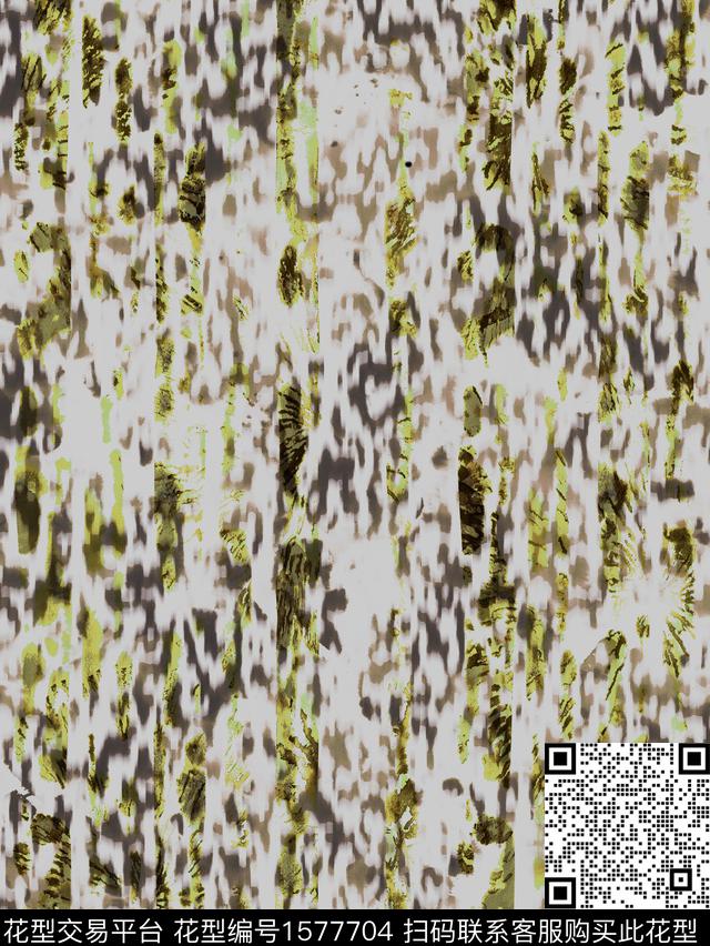 休闲抽象斑纹数码印花华亿平台下载（图片编号: 1577704） - 瓦栏（Walan）