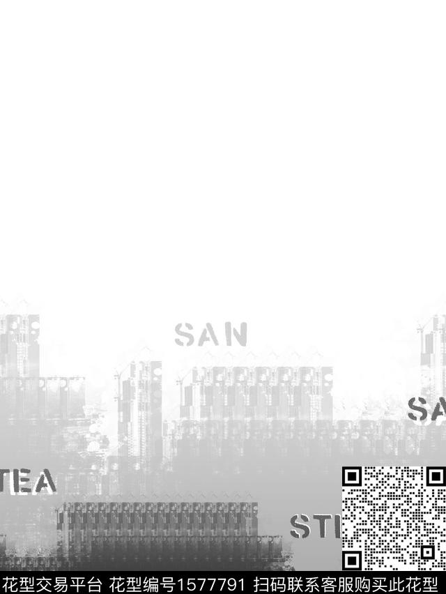 定位抽象字母数码印花华亿平台下载（图片编号: 1577791） - 瓦栏（Walan）