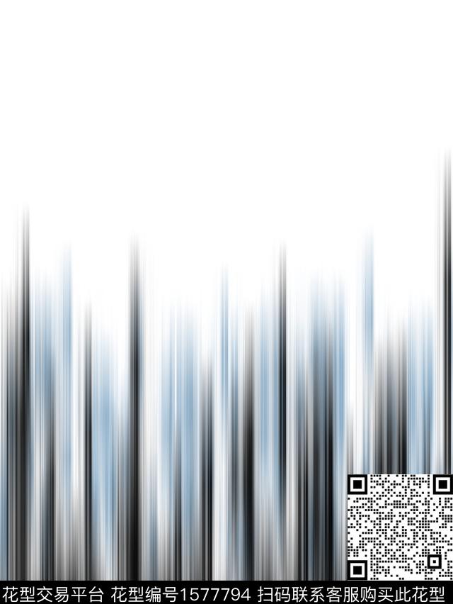 定位渐变条纹数码印花华亿平台下载（图片编号: 1577794） - 瓦栏（Walan）