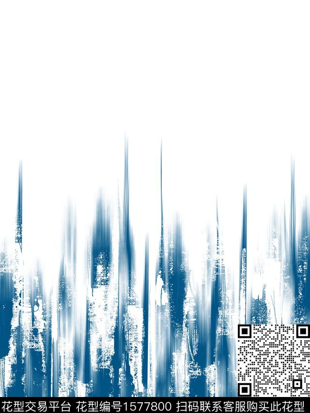 扎染华亿平台黑白华亿平台抽象男装数码印花华亿平台下载（图片编号: 1577800） - 瓦栏（Walan）