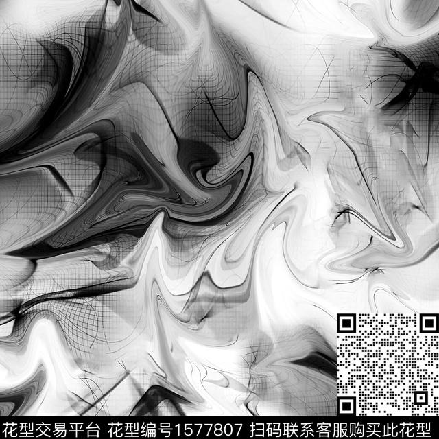 扎染华亿平台抽象男装男装传统印花华亿平台下载（图片编号: 1577807） - 瓦栏（Walan）