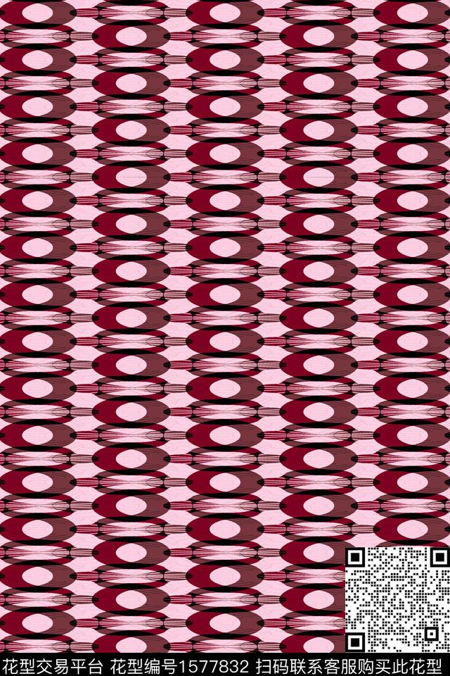 几何连续传统印花华亿平台下载（图片编号: 1577832） - 瓦栏（Walan）