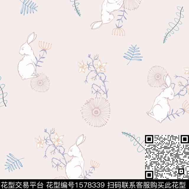 植物动物童装传统印花华亿平台下载（图片编号: 1578339） - 瓦栏（Walan）