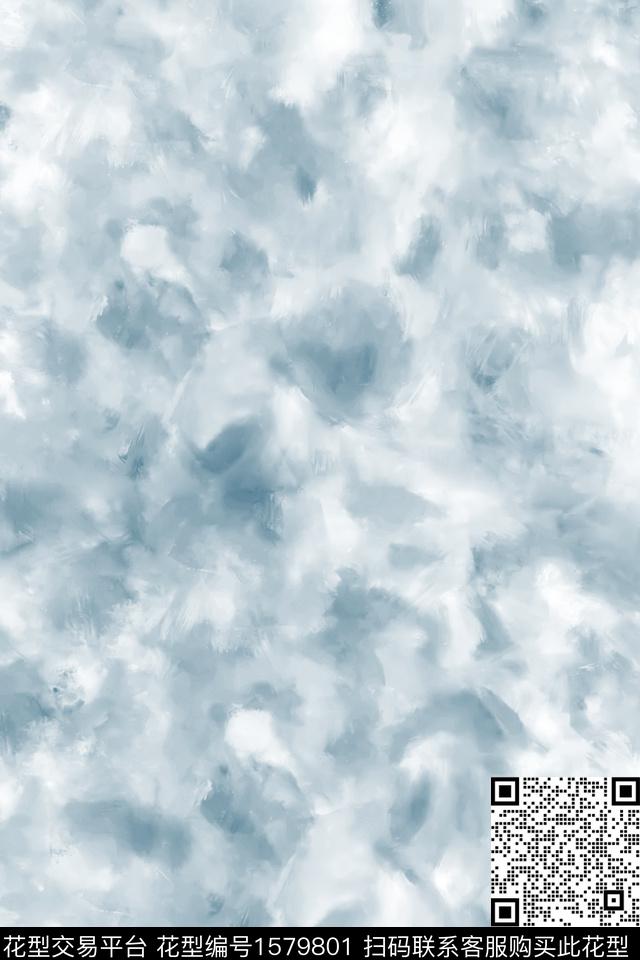 抽象云纹肌理数码印花华亿平台下载（图片编号: 1579801） - 瓦栏（Walan）