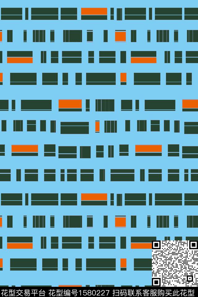 几何条纹传统印花华亿平台下载（图片编号: 1580227） - 瓦栏（Walan）