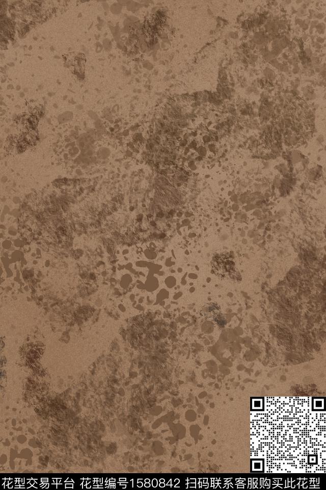 纹理晕染肌理抽象数码印花华亿平台下载（图片编号: 1580842） - 瓦栏（Walan）