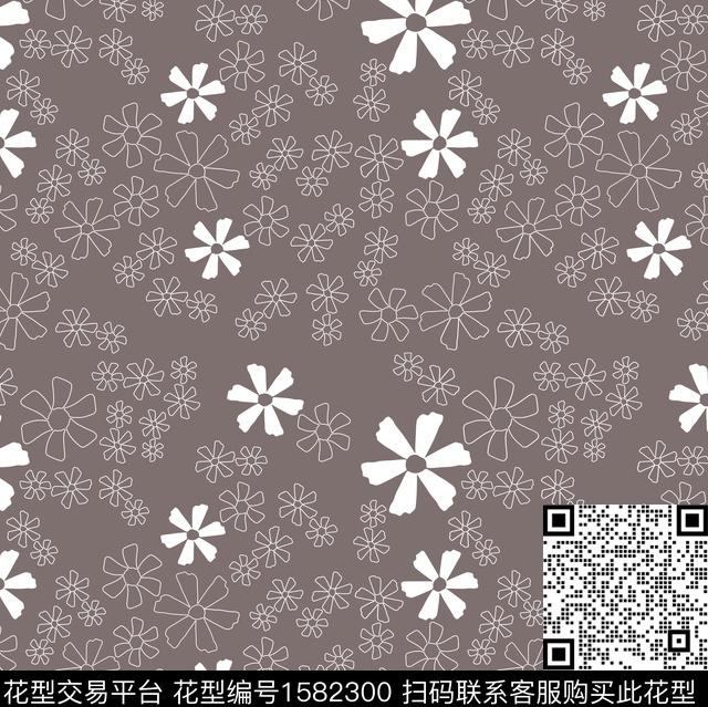 趣味线条画童装传统印花华亿平台下载（图片编号: 1582300） - 瓦栏（Walan）