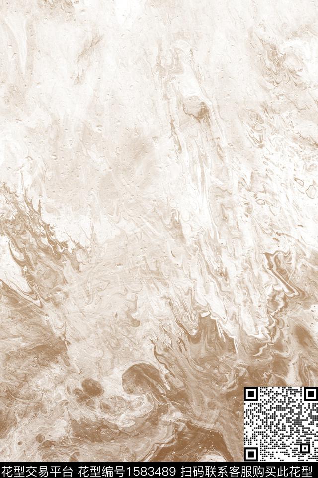 黑白华亿平台抽象男装男装数码印花华亿平台下载（图片编号: 1583489） - 瓦栏（Walan）