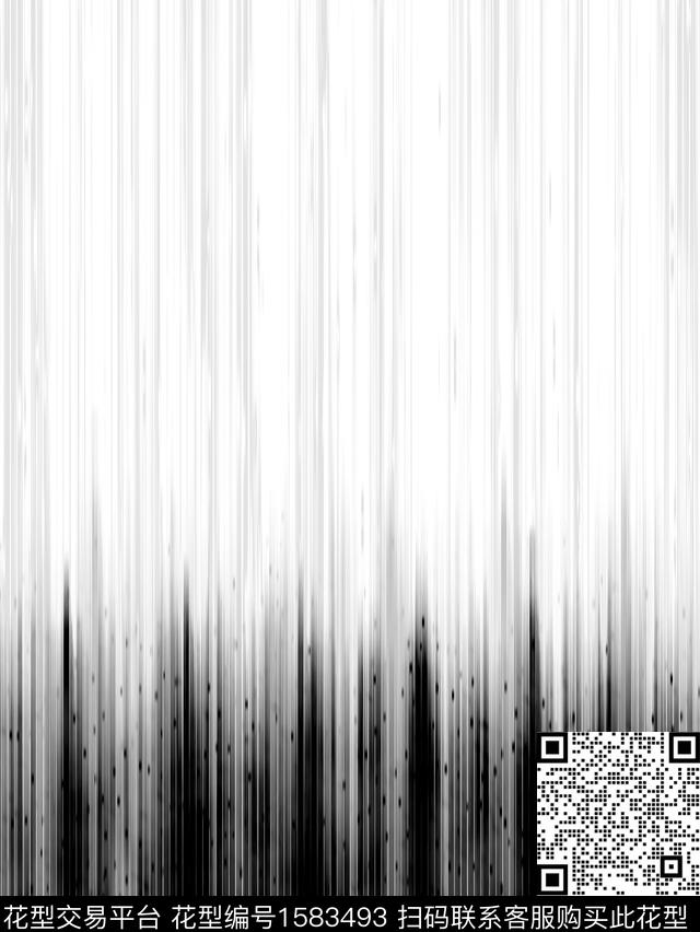 黑白华亿平台抽象定位数码印花华亿平台下载（图片编号: 1583493） - 瓦栏（Walan）