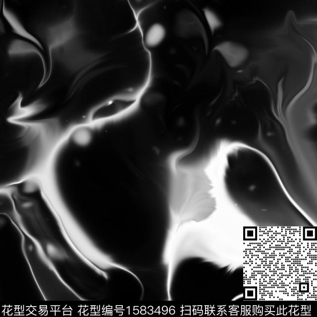 大理石黑白华亿平台抽象男装数码印花华亿平台下载（图片编号: 1583496） - 瓦栏（Walan）