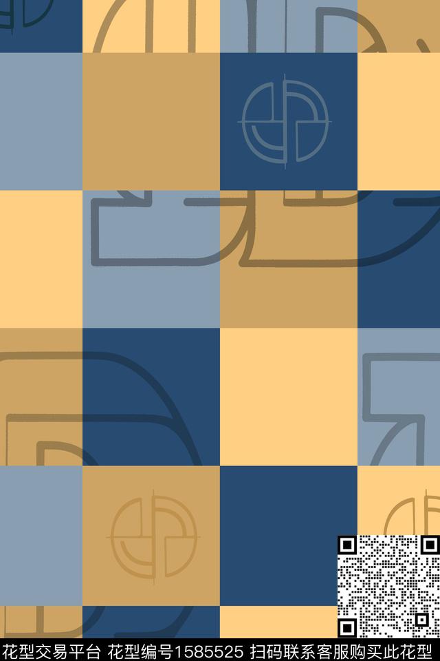 格子符号字母传统印花华亿平台下载（图片编号: 1585525） - 瓦栏（Walan）