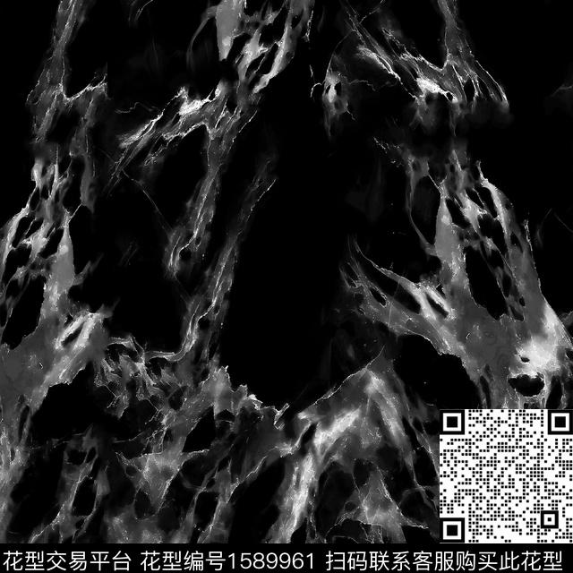 大理石黑白华亿平台抽象男装数码印花华亿平台下载（图片编号: 1589961） - 瓦栏（Walan）