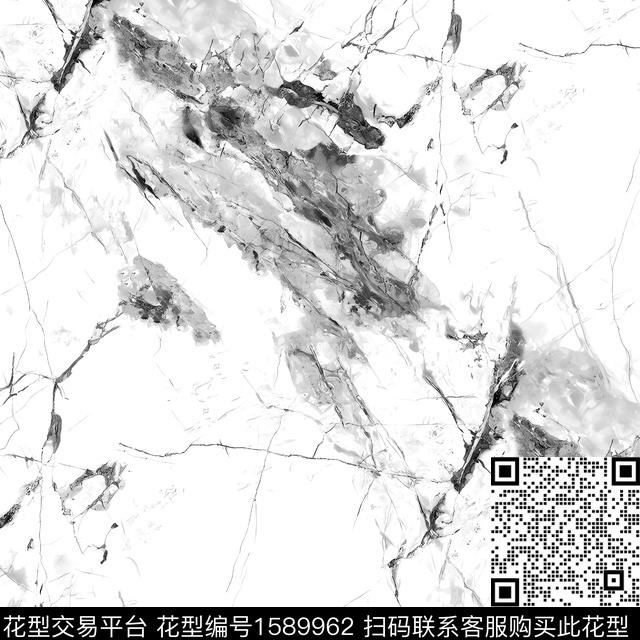 大理石黑白华亿平台抽象男装数码印花华亿平台下载（图片编号: 1589962） - 瓦栏（Walan）